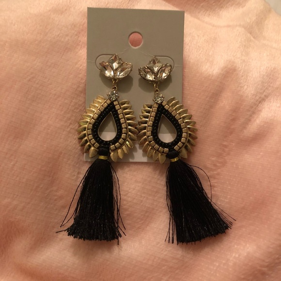 bp Jewelry - BP. Crystal & Tassel Earrings